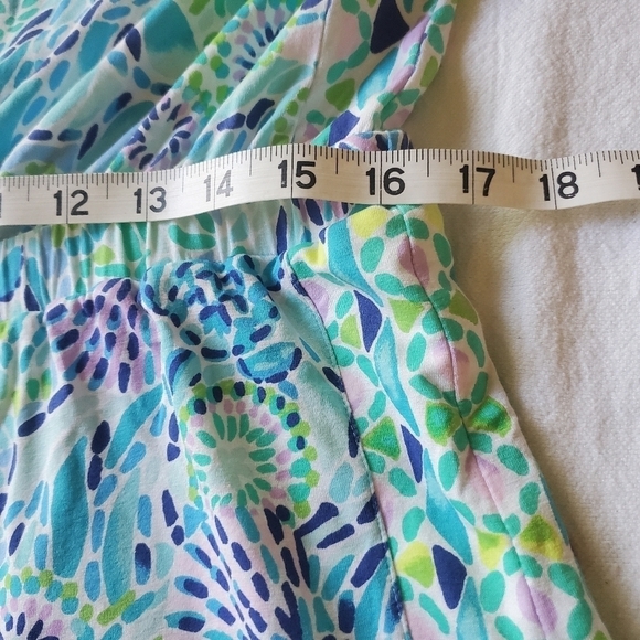 Lilly Pulitzer Rikki Open Water Sz. L Romper - Picture 9 of 14